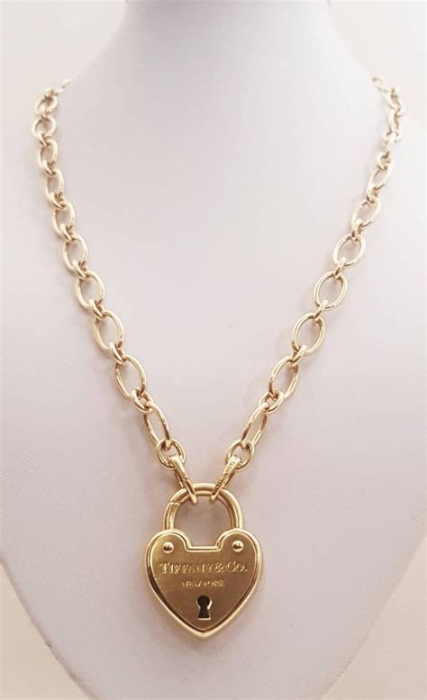 tiffany and co padlock necklace.